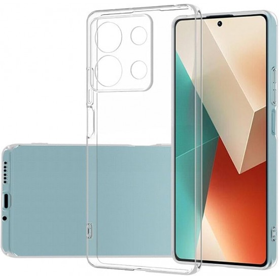 Xiaomi Redmi Note 13 Pro 4G Lux Seri Kamera Korumalı Premium Şeffaf Silikon Kılıf