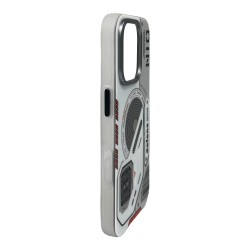 iPhone 16 Pro Max Uyumlu Nio Magsafe Matte Armor Kılıf (Beyaz)