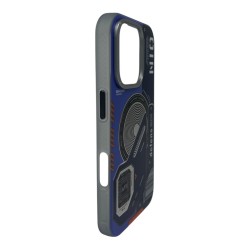 iPhone 16 Pro Max Uyumlu Nio Magsafe Matte Armor Kılıf (Mavi)