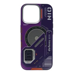 iPhone 16 Pro Max Uyumlu Nio Magsafe Matte Armor Kılıf (Mor)