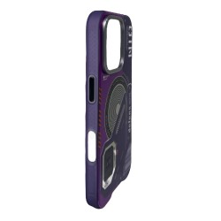 iPhone 16 Pro Max Uyumlu Nio Magsafe Matte Armor Kılıf (Mor)