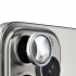 iPhone 16 Pro / 16 Pro Max Uyumlu Alüminyum Seri Kamera Lens Koruyucu (Gri)