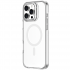iPhone 16 Pro Max Neo Hybrid Magsafe Şarj Özellikli Şeffaf Manyetik Silikon Kılıf