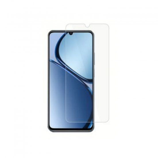 Realme C61 Uyumlu Şeffaf Temperli Cam Ekran Koruyucu