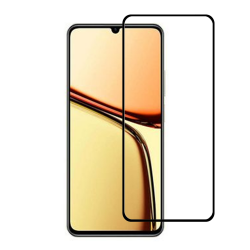 Realme C61 Uyumlu 5D Glass Temperli Cam Ekran Koruyucu (Siyah)