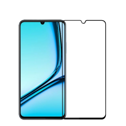 Realme C63 Uyumlu 5D Glass Temperli Cam Ekran Koruyucu (Siyah)