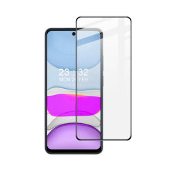 Vivo Y28 Uyumlu 5D Glass Temperli Cam Ekran Koruyucu (Siyah)