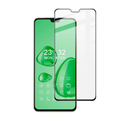Vivo V23 Uyumlu 5D Glass Temperli Cam Ekran Koruyucu (Siyah)