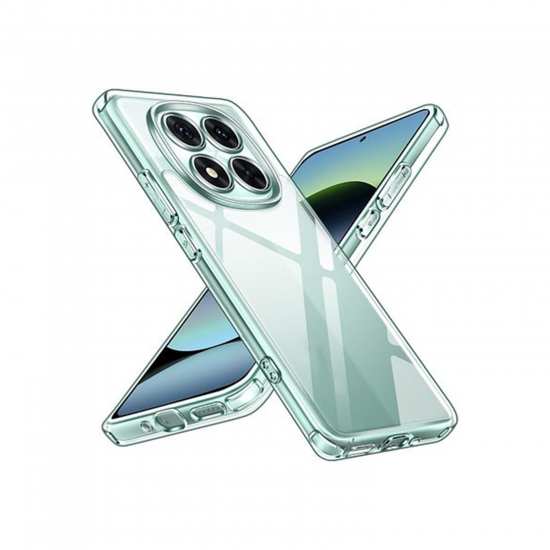 Xiaomi Redmi Note 14 Pro Plus Lux Seri Kamera Korumalı Premium Şeffaf Silikon Kılıf