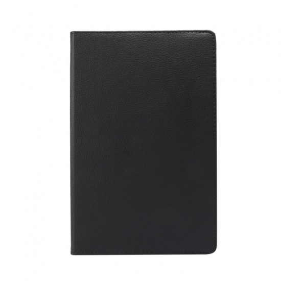 Lenovo Tab M10 X328FU 360 Dönen Standlı Kapaklı Kılıf (Siyah)
