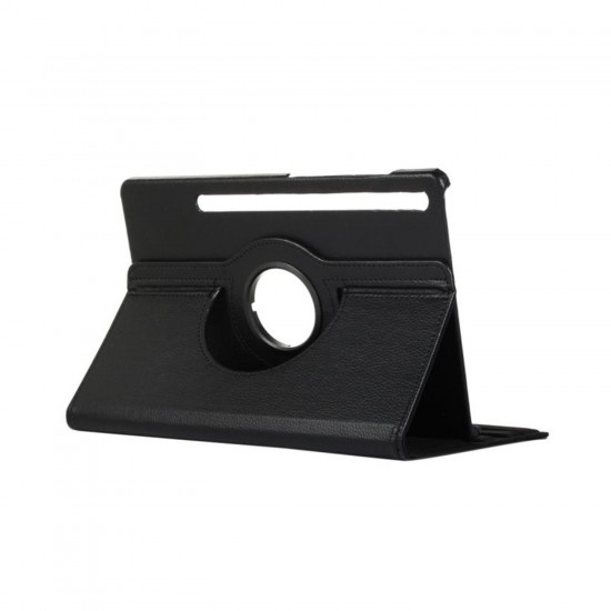 Samsung Galaxy S10 Plus 360 Dönen Standlı Kapaklı Kılıf (Siyah)