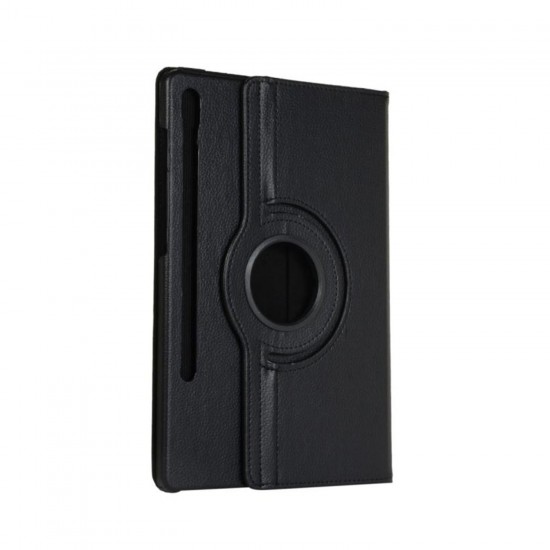 Samsung Galaxy S10 Plus 360 Dönen Standlı Kapaklı Kılıf (Siyah)