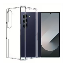 Samsung Galaxy Z Fold 7 Uyumlu Şeffaf Sert PC Kılıf