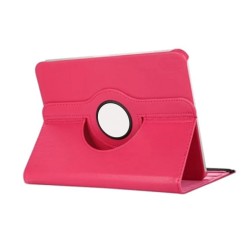 iPad Air 11 M3 360 Dönen Standlı Kapaklı Kılıf (Pembe)