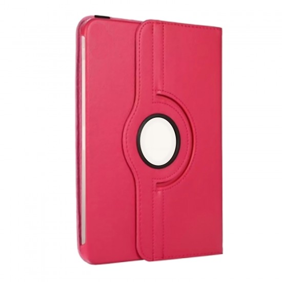 iPad Air 11 M3 360 Dönen Standlı Kapaklı Kılıf (Pembe)