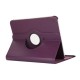 iPad Air 11 M3 360 Dönen Standlı Kapaklı Kılıf (Mor)