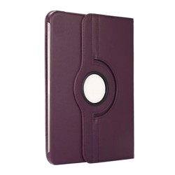 iPad Air 11 M3 360 Dönen Standlı Kapaklı Kılıf (Mor)