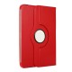 iPad Air 11 M3 360 Dönen Standlı Kapaklı Kılıf (Kırmızı)