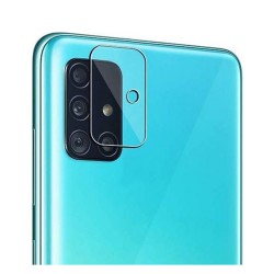 Samsung Galaxy A51 Uyumlu Temperli Cam Kamera Lens Koruyucu (Şeffaf)