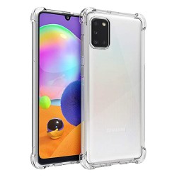 Samsung Galaxy A31 Darbe Emici Şeffaf Silikon Kılıf