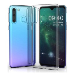 Samsung Galaxy A21 Uyumlu Lux Seri Premium Şeffaf Silikon Kılıf