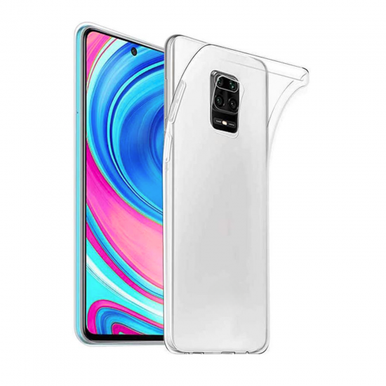Xiaomi Redmi Note 9s / Note 9 Pro Lux Seri Kamera Korumalı Premium Şeffaf Silikon Kılıf