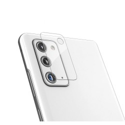 Samsung Galaxy Note 20 Uyumlu Temperli Cam Kamera Lens Koruyucu (Şeffaf)
