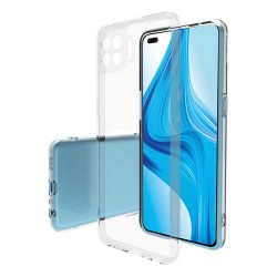 Oppo Reno 4 Lite Lux Seri Premium Şeffaf Silikon Kılıf