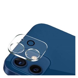 iPhone 12 Uyumlu Temperli Cam Kamera Lens Koruyucu (Şeffaf)