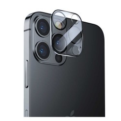 iPhone 12 Pro Uyumlu Temperli Cam Kamera Lens Koruyucu (Şeffaf)