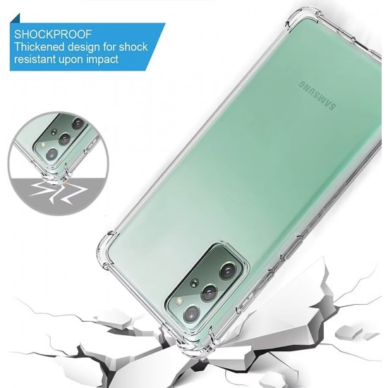Samsung Galaxy S20 Plus Darbe Emici Şeffaf Silikon Kılıf Samsung Galaxy S20 Plus Darbe Emici Şeffaf Silikon Kılıf