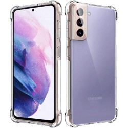 Samsung Galaxy S21 Plus Uyumlu Darbe Emici Şeffaf Silikon Kılıf