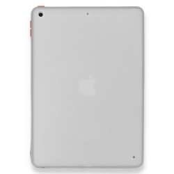 İpad 9.7 2018-2017 Uyumlu Montreal Seri Silikon Tablet Kılıfı (Beyaz)
