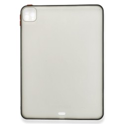 iPad Pro 11 inch (2022-2021-2020-2018) Uyumlu Montreal Seri Silikon Tablet Kılıfı (Siyah)