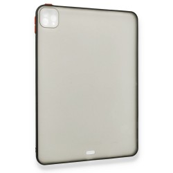 iPad Pro 11 inch (2022-2021-2020-2018) Uyumlu Montreal Seri Silikon Tablet Kılıfı (Siyah)