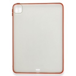 iPad Pro 11 inch (2022-2021-2020-2018) Uyumlu Montreal Seri Silikon Tablet Kılıfı (Kırmızı)