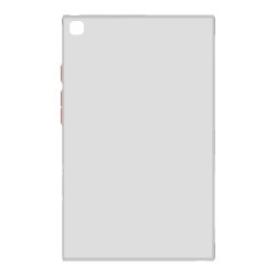 Samsung Galaxy Tab A 10.1 (2019) T510-T515 Uyumlu Montreal Seri Silikon Tablet Kılıfı (Beyaz)
