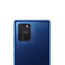 Samsung Galaxy S10 Lite Uyumlu Temperli Cam Kamera Lens Koruyucu (Şeffaf)