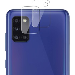 Samsung Galaxy A31 Uyumlu Temperli Cam Kamera Lens Koruyucu (Şeffaf)
