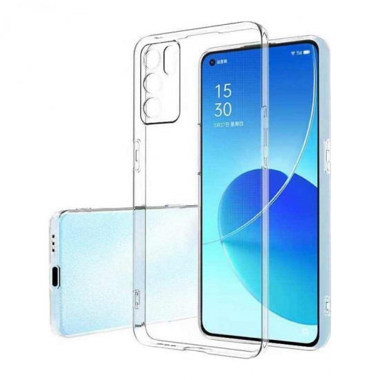 Oppo A54 Lux Seri Premium Şeffaf Silikon Kılıf