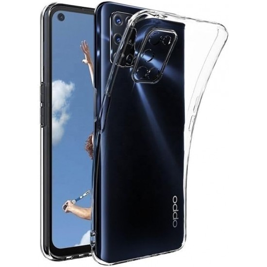 Oppo A54 Lux Seri Premium Şeffaf Silikon Kılıf