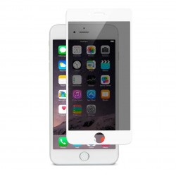 iPhone 6 / 6S Uyumlu Privacy Ön Koruma Hayalet Seramik Nano Ekran Koruyucu (Beyaz)