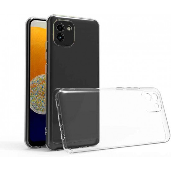 Samsung Galaxy A03 Lux Seri Kamera Korumalı Premium Şeffaf Silikon Kılıf