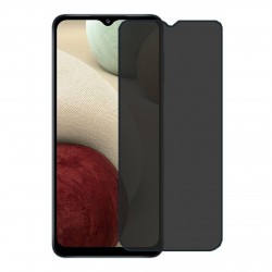 Samsung Galaxy A12 Uyumlu Privacy Ön Koruma Hayalet Seramik Nano Ekran Koruyucu (Siyah)