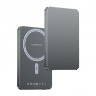 Keephone PB33 Lucci 5.000 mAh 20W Type-C 15W Kablosuz Şarj PD Magsafe Powerbank (Gri)