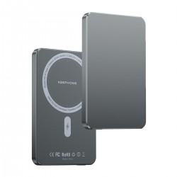 Keephone PB33 Lucci 5.000 mAh 20W Type-C 15W Kablosuz Şarj PD Magsafe Powerbank (Gri)