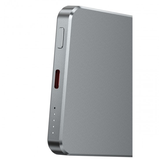 Keephone PB33 Lucci 5.000 mAh 20W Type-C 15W Kablosuz Şarj PD Magsafe Powerbank (Titanyum)