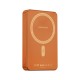 Keephone PB34 Lucci 10.000 mAh 20W Type-C 22.5W USB QC 15W Kablosuz Şarj PD Magsafe Powerbank (Turuncu)