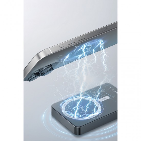 Keephone PB34 Lucci 10.000 mAh 20W Type-C 22.5W USB QC 15W Kablosuz Şarj PD Magsafe Powerbank (Turuncu)