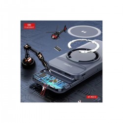 Earldom PD13 10.000 mAh Kablosuz Şarjlı PD Hızlı Şarj Powerbank (Siyah)